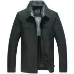 nouveau boss veste reflete hommes confiance col haut mode